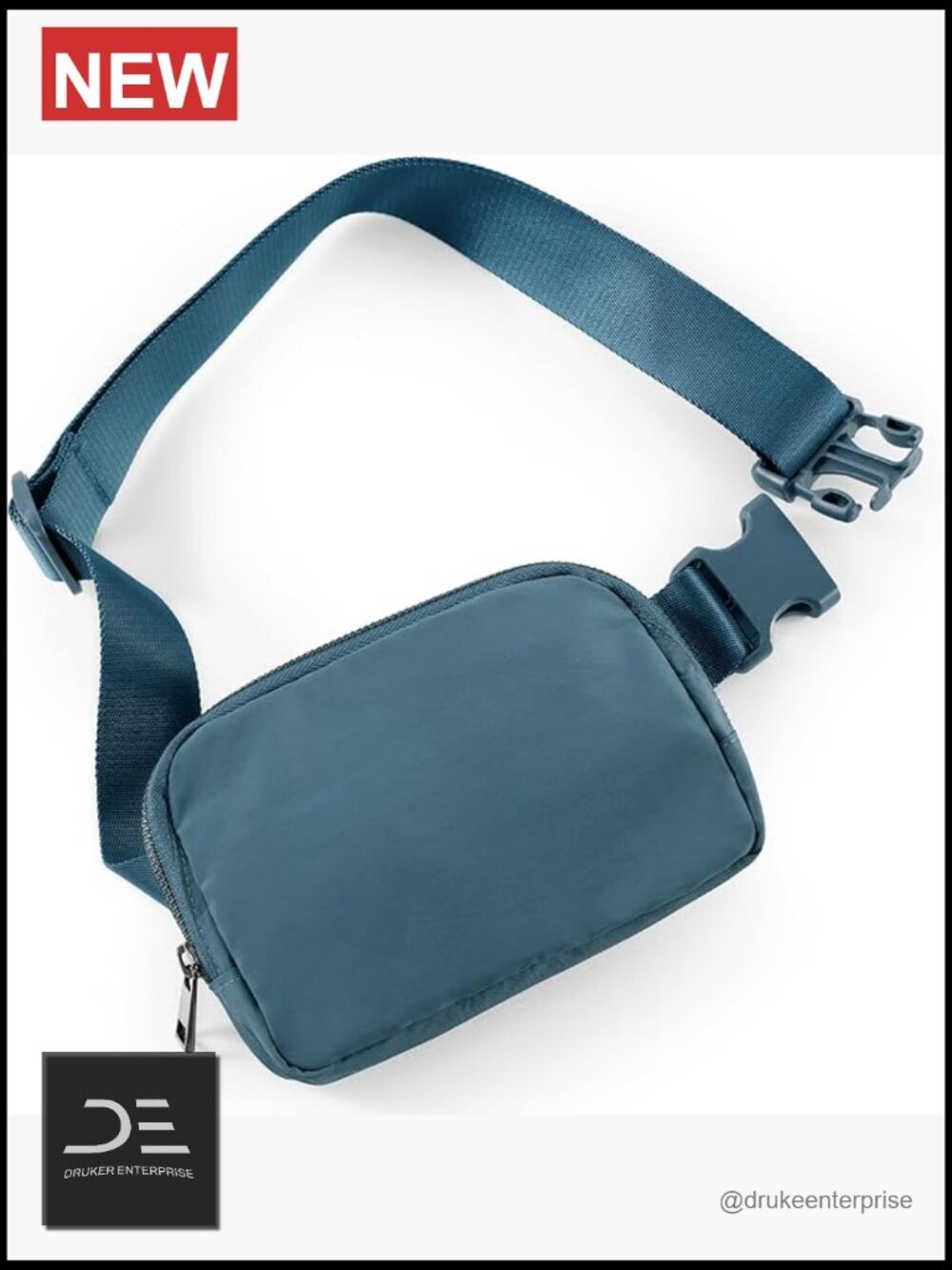 Mini Belt Bag with Adjustable Strap - Fanny Pack for Travel Workout Hiking